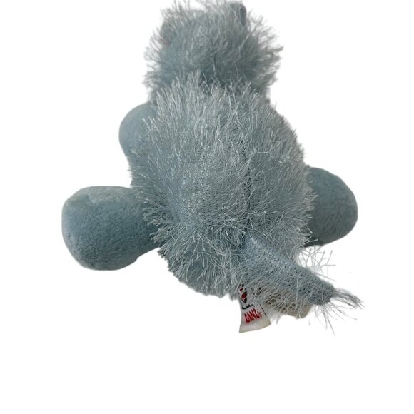 GANZ Webkinz Fuzzy HIPPO Hairy small Blue - Picture 2 of 11